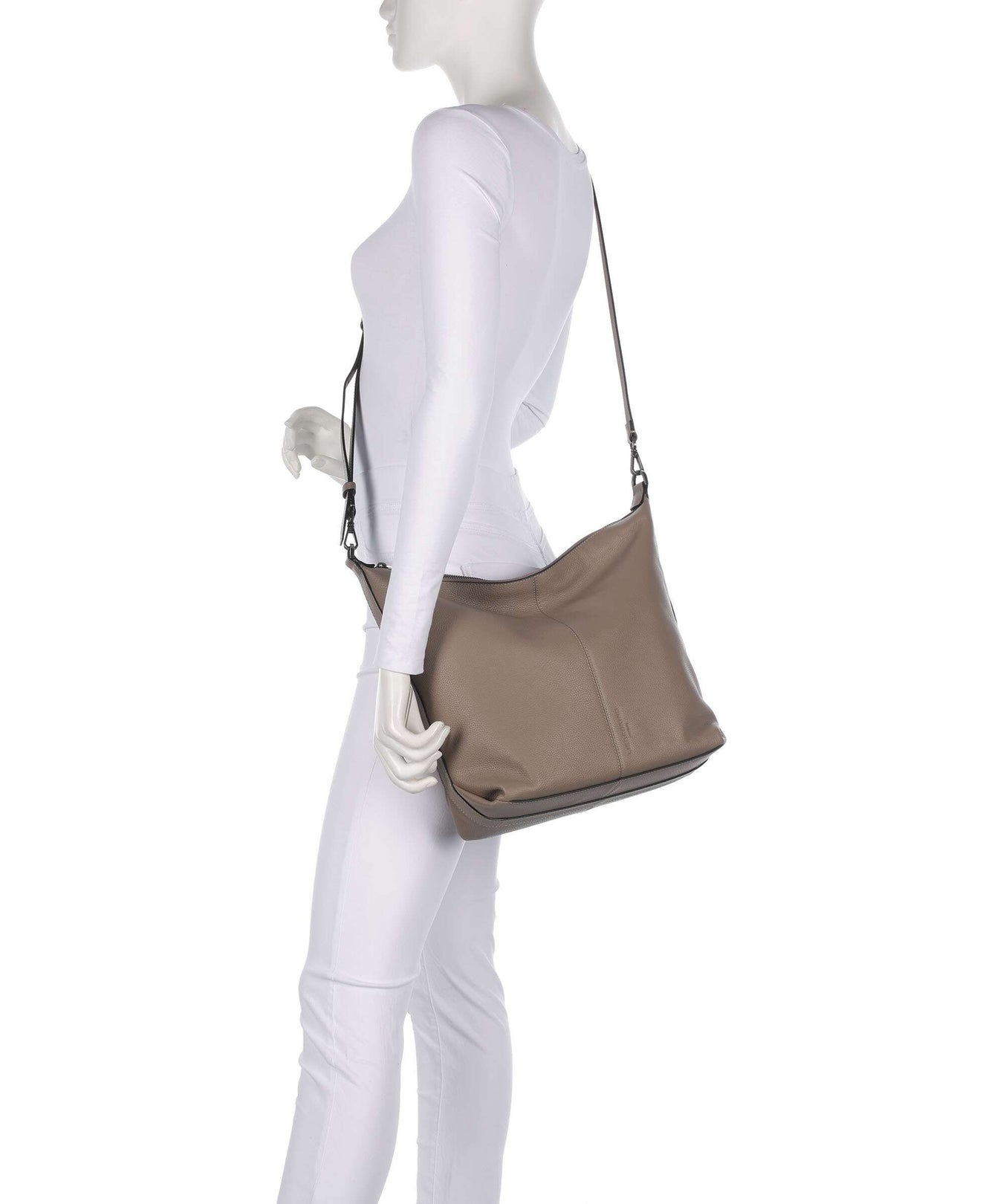 Liebeskind Paris Small Pebble M Hobo bag neutral gray