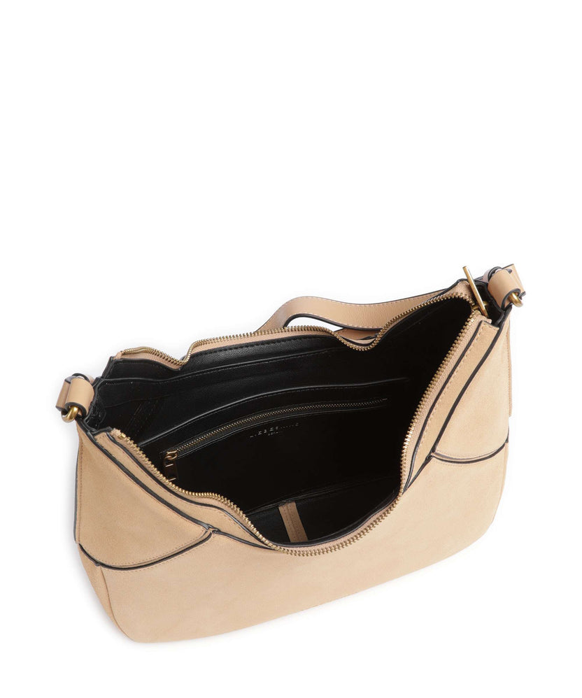 Liebeskind Lilly Suede S Hobo bag beige