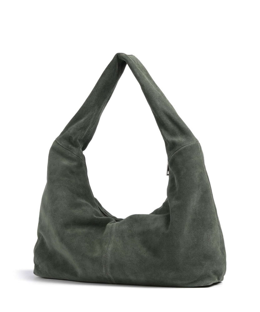 Liebeskind Bo Suede L Hobo bag forest