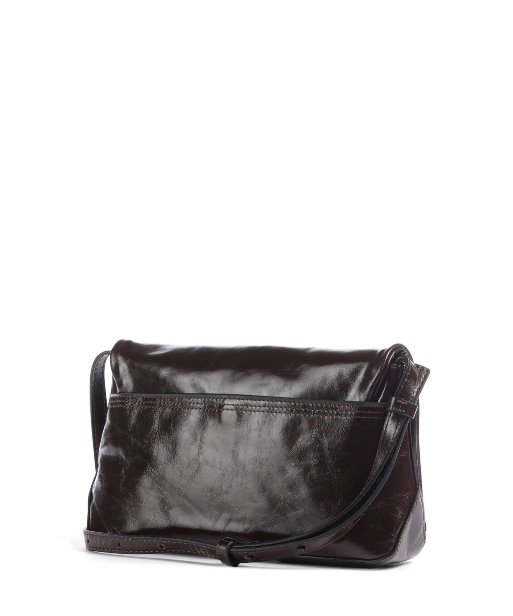 Liebeskind Rive Paper Touch Crinkle S Crossbody bag burgundy