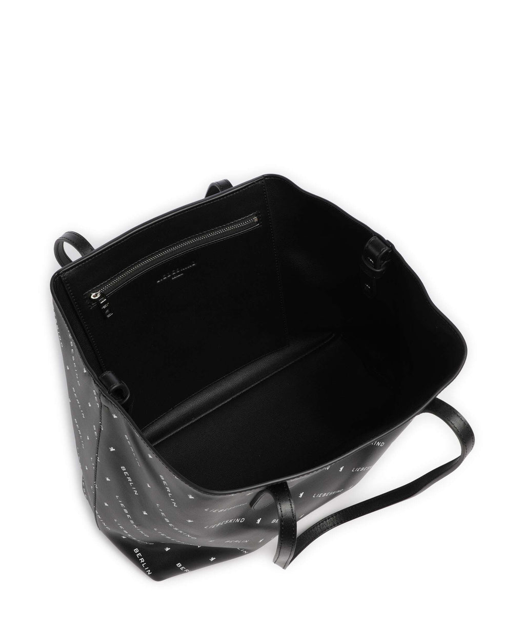 Liebeskind Monogram Soft Nappa M Tote bag black