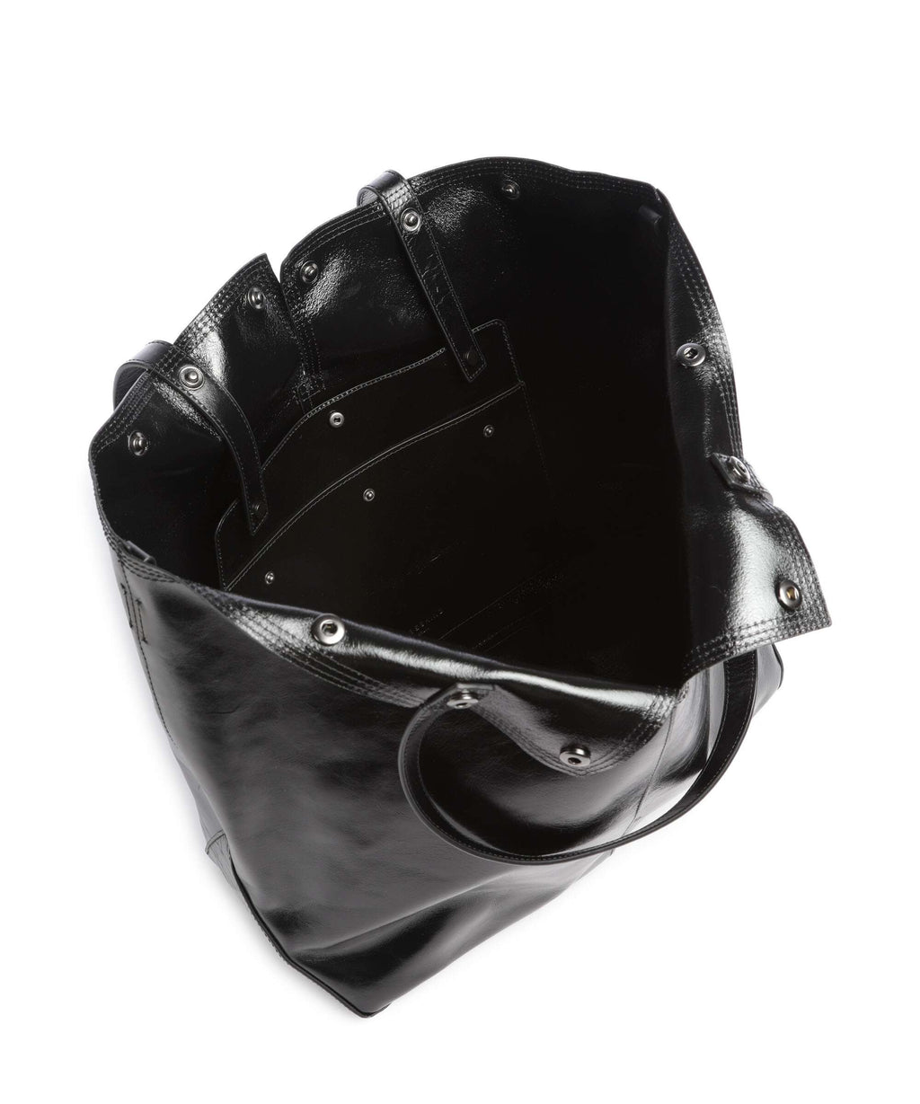 Liebeskind Rive Paper Touch Crinkle L Tote bag black