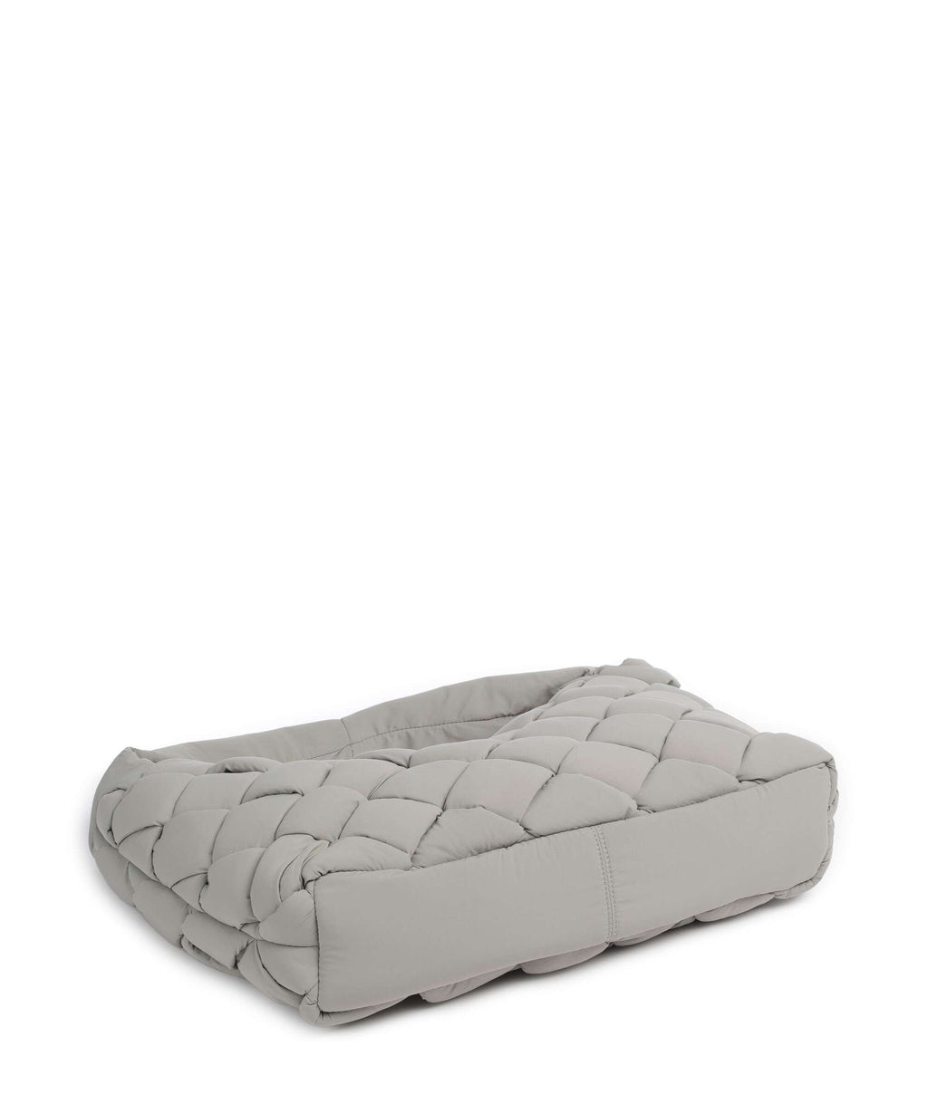 Liebeskind Bo Weaved Nylon L Hobo bag neutral grey