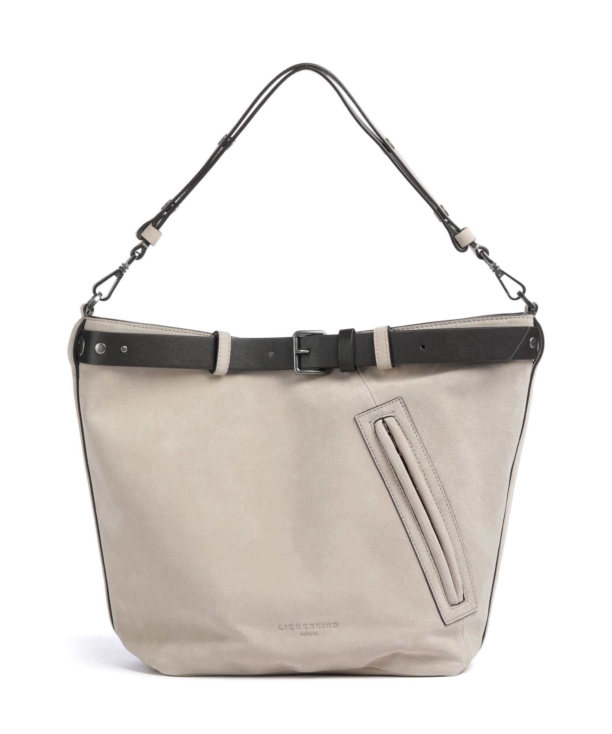 Liebeskind Zita Hydro Suede L Bucket bag beige