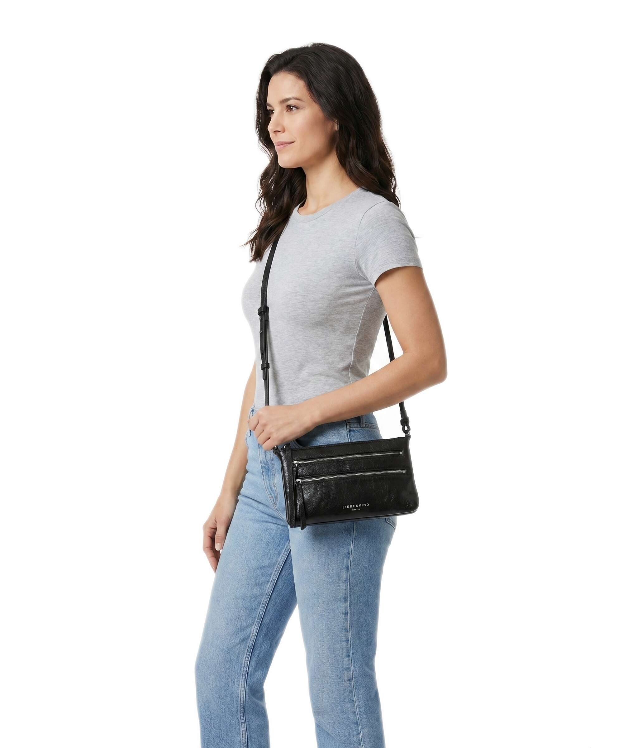 Liebeskind Zena Lamb Crunch S Crossbody bag black