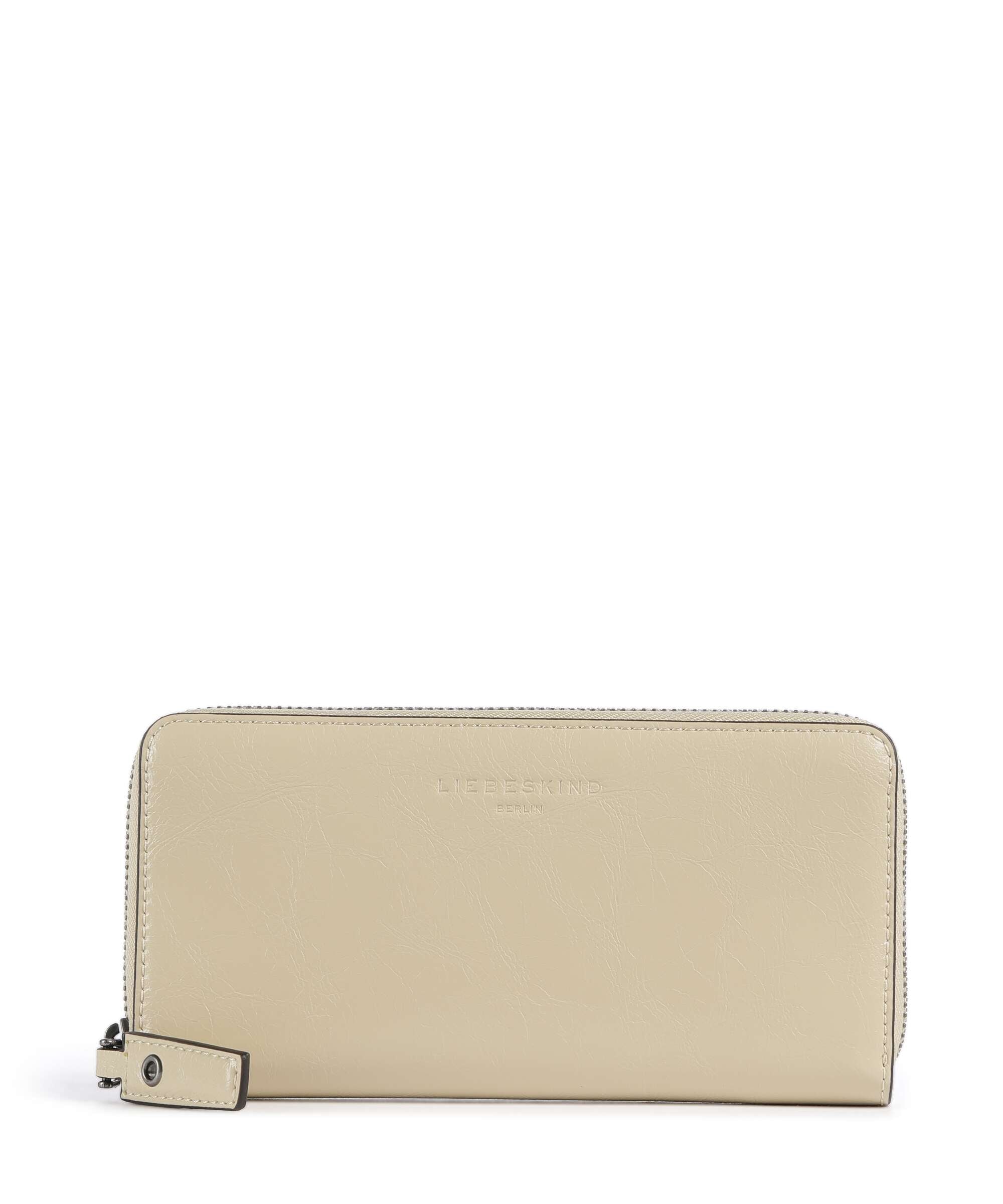 Liebeskind Sally Audrey Recycled Lack Distressed Wallet biscotti