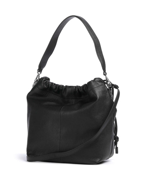 Liebeskind Lya II Small Pebble M Bucket bag black