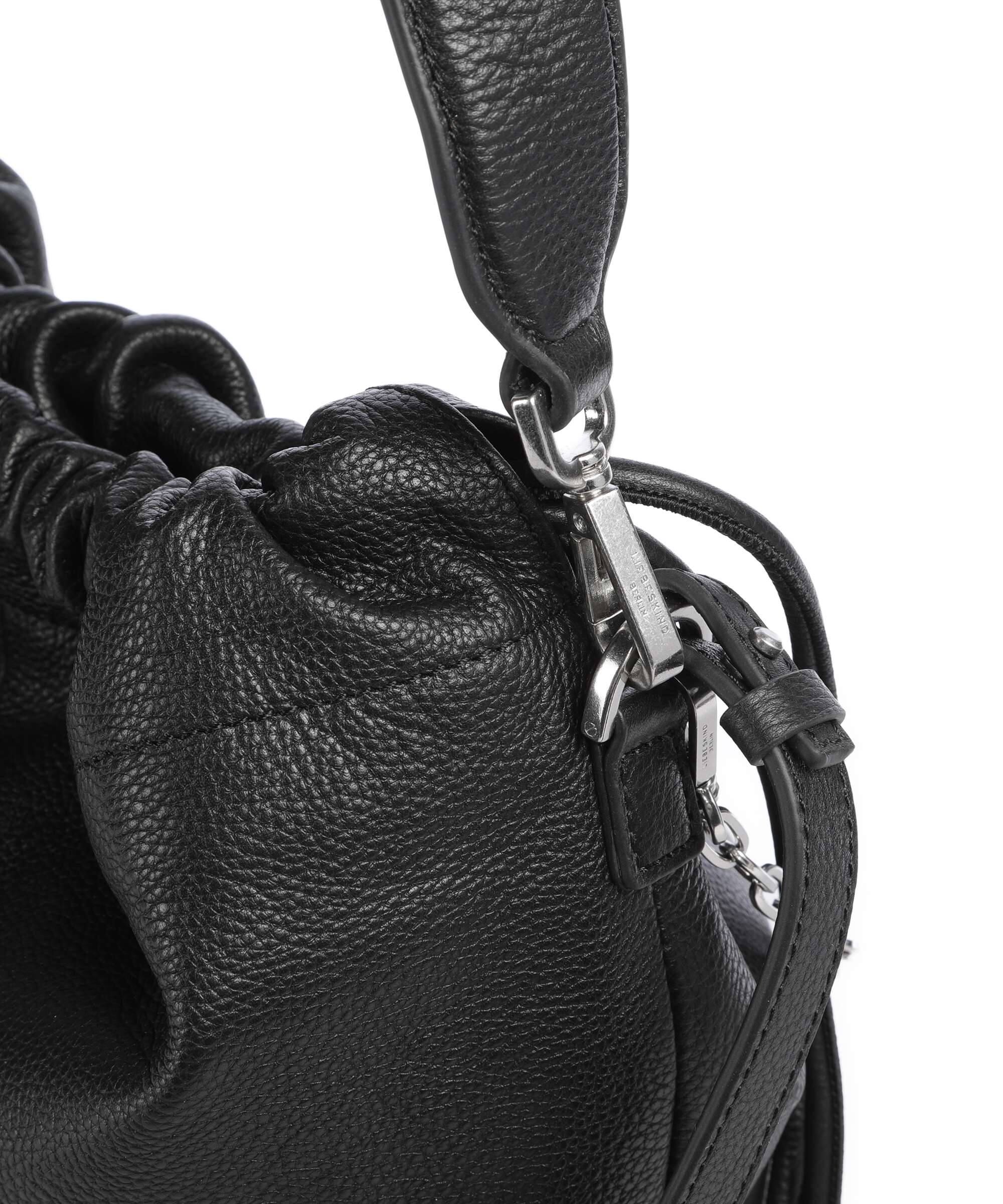 Liebeskind Lya II Small Pebble M Bucket bag black