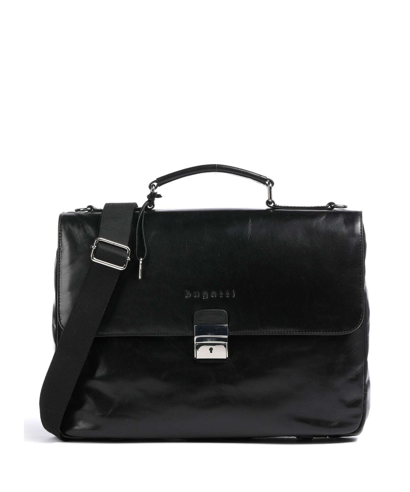 Bugatti Romano Briefcase schwarz