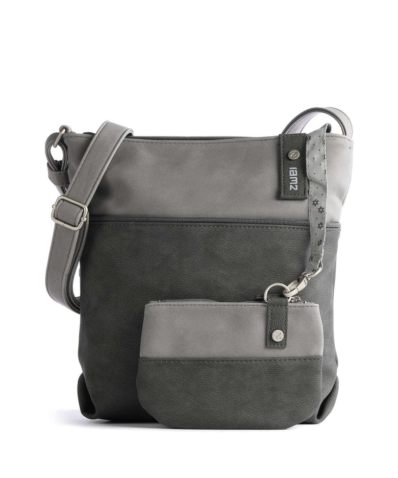 Zwei Jana J10 Shoulder bag nubuk stone