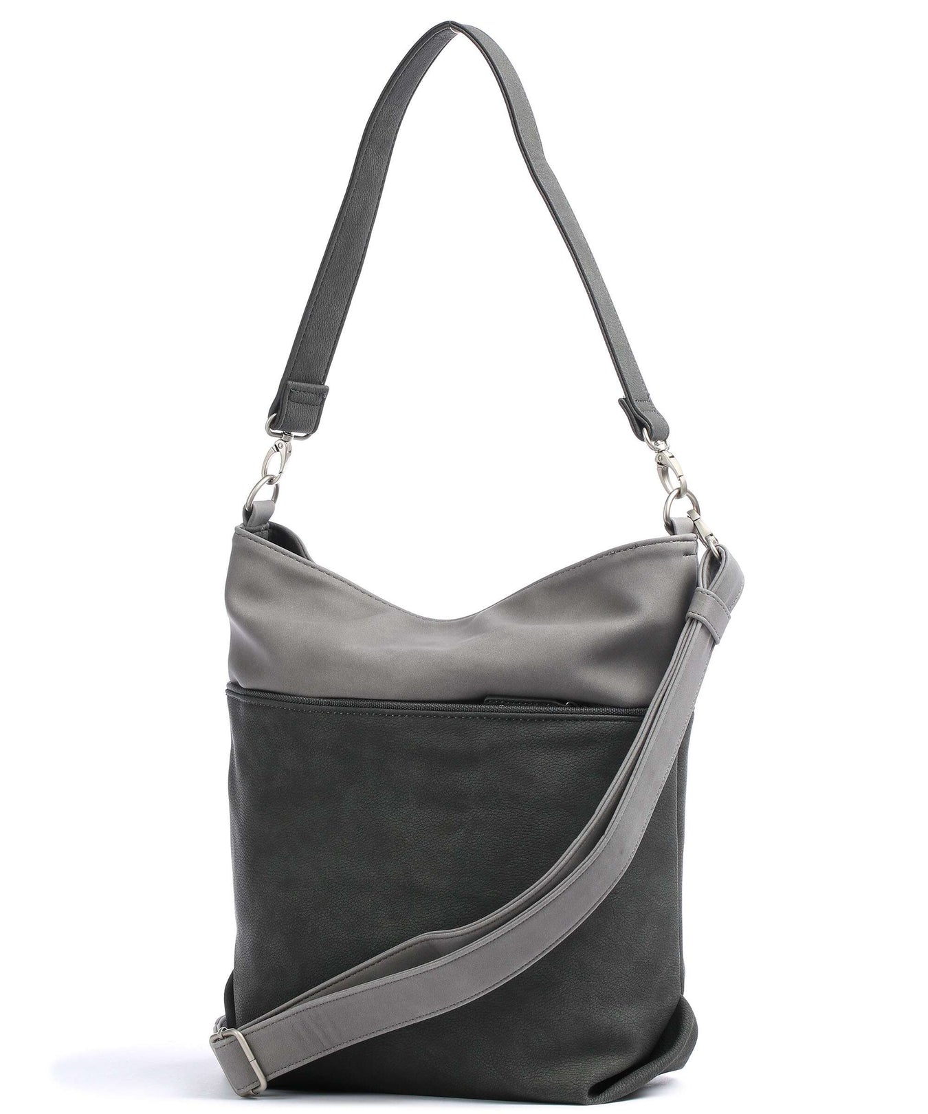 Zwei Jana J12 Hobo bag nubuk stone