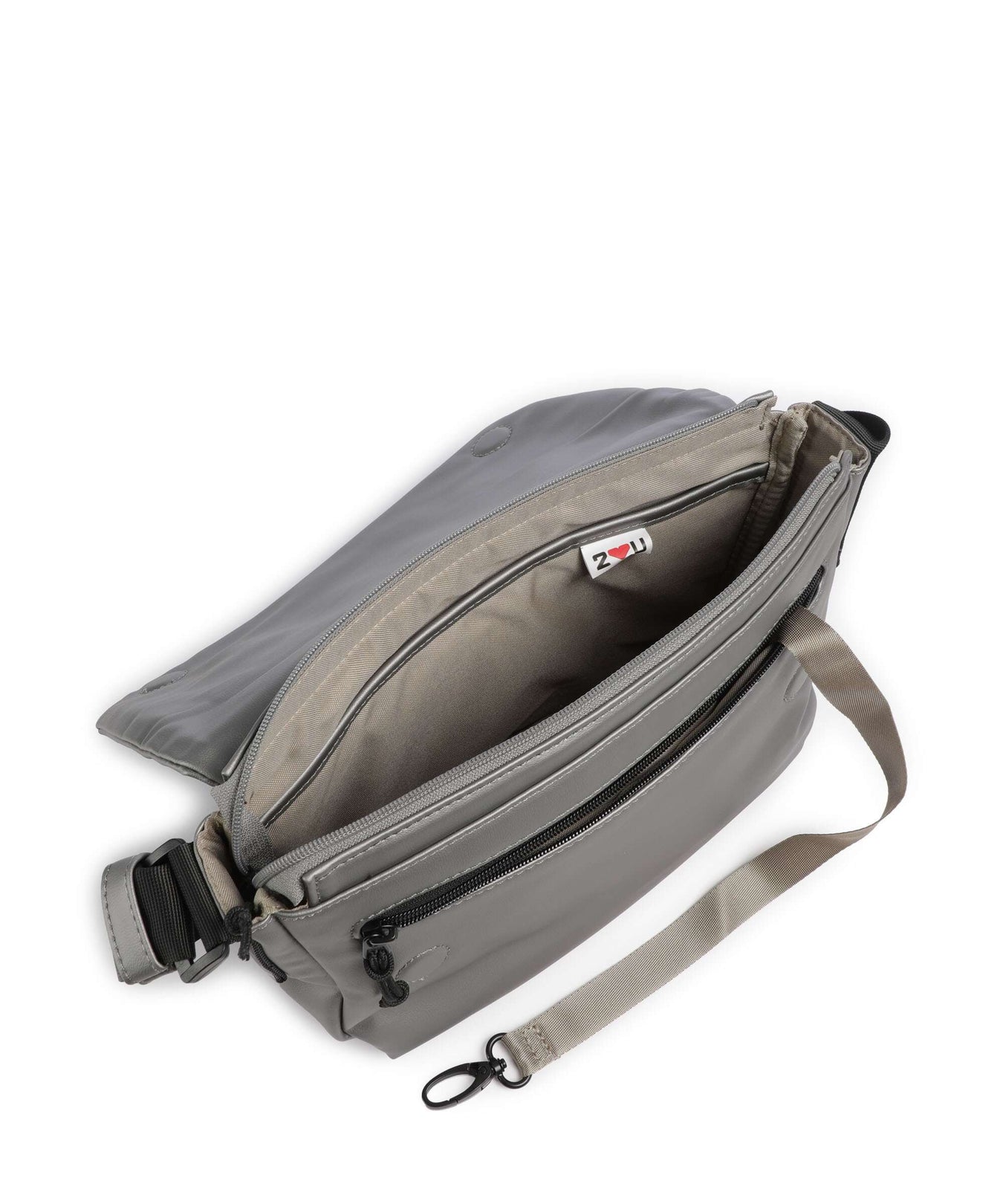 Zwei Cargo Messenger bag metallic stone