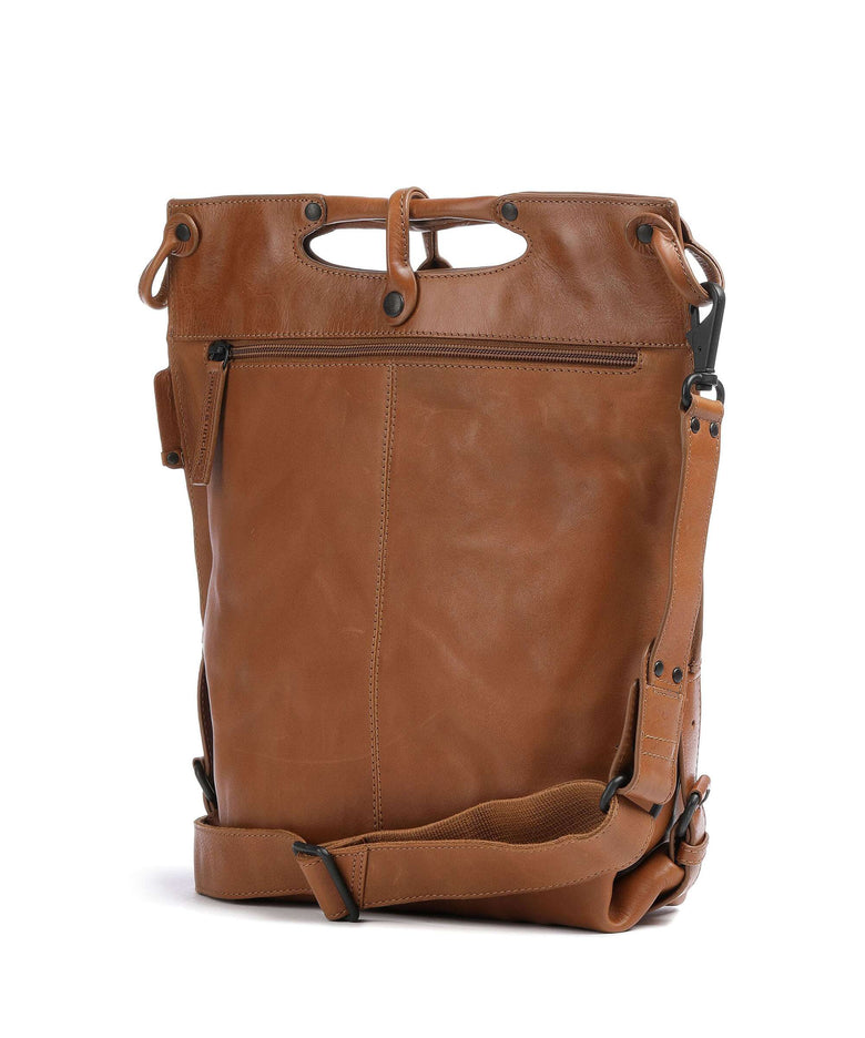 Aunts & Uncles Grandma's Luxury Club Mrs. Pancake Shoulder bag cognac