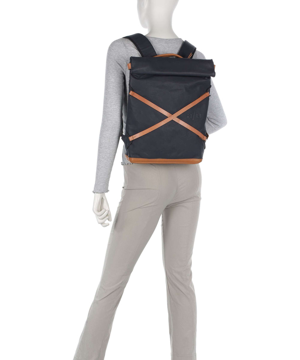 Aunts & Uncles Japan Yokohama Rolltop backpack night blue