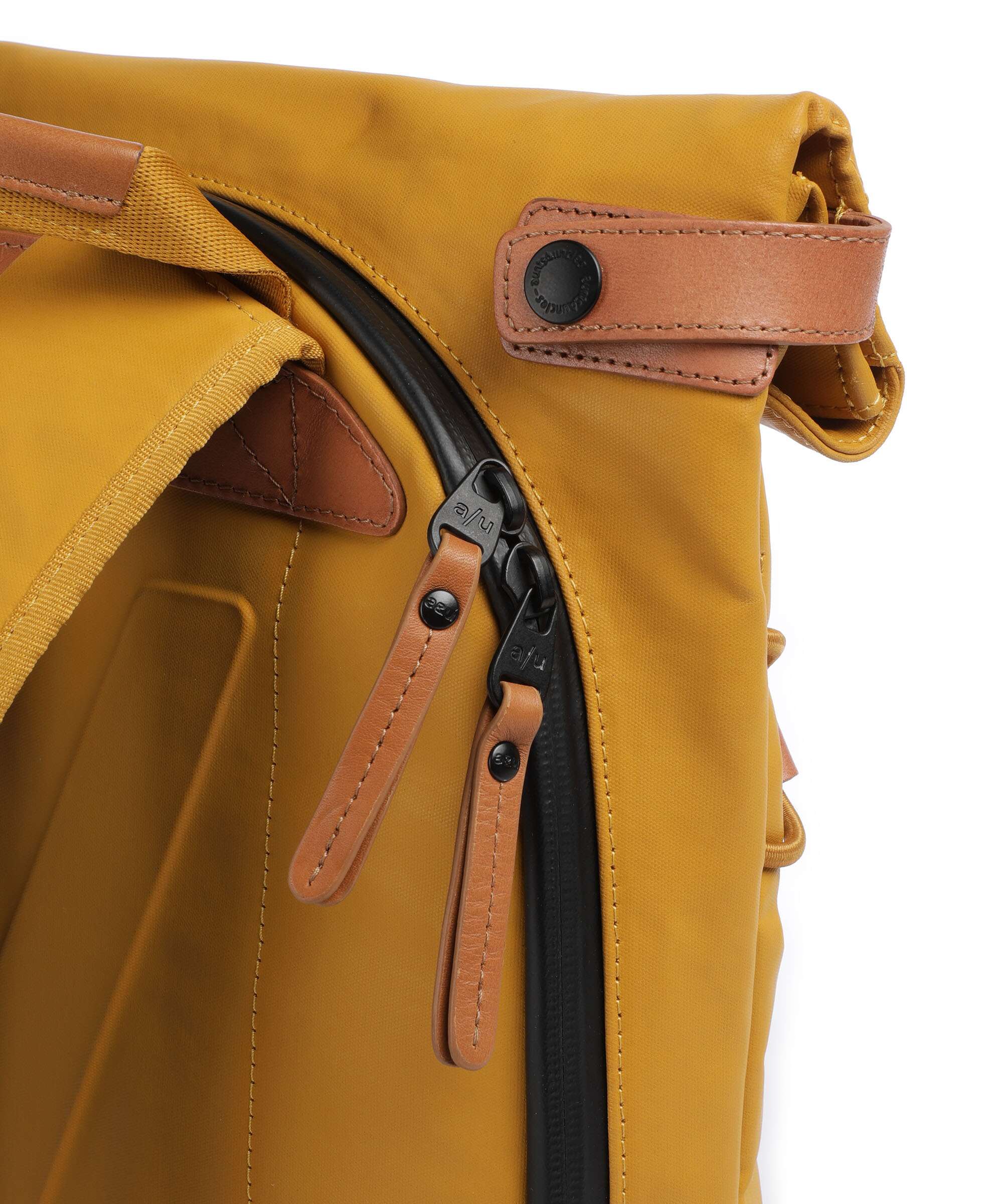 Aunts & Uncles Japan Yokohama Rolltop backpack mustard