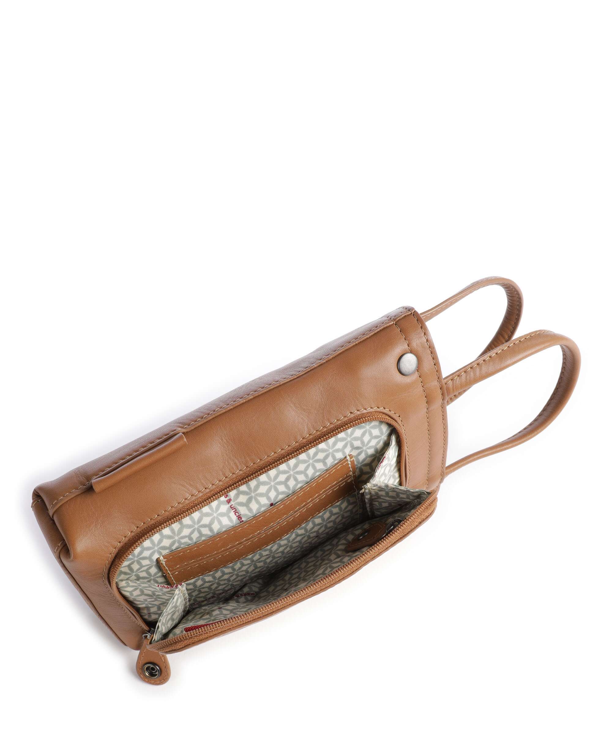 Aunts & Uncles Jamie's Orchard Freesia Phone bag cognac