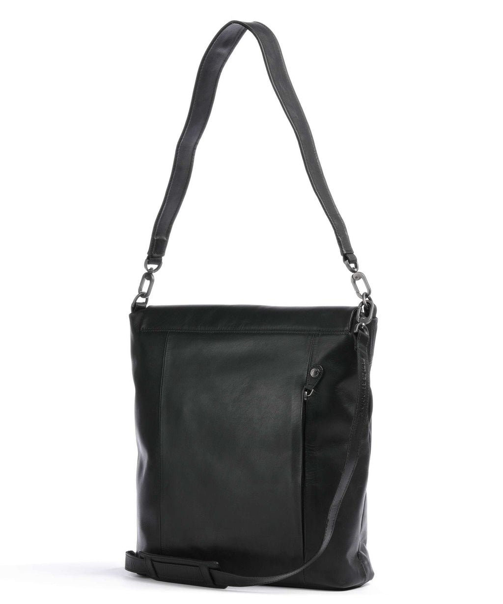 Aunts & Uncles Jamie's Orchard Lotus Hobo bag jet black