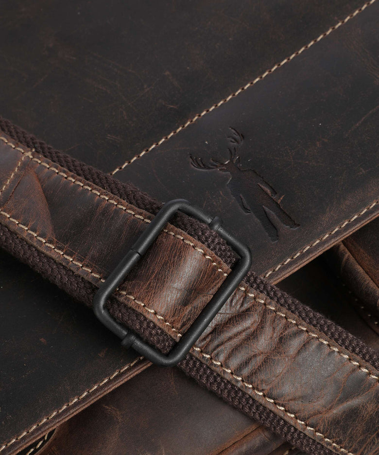 Jack Kinsky Baltimore 6 Briefcase mokka