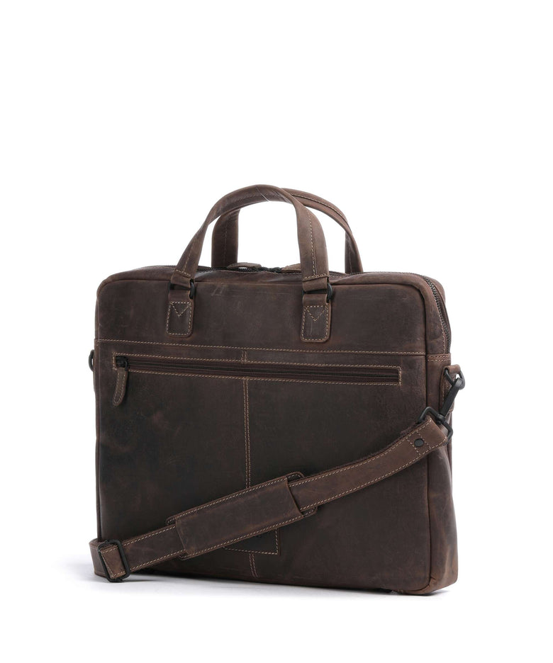 Jack Kinsky Baltimore 8 Briefcase mokka