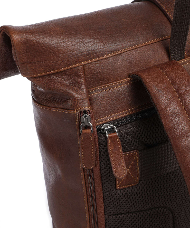 Jack Kinsky Porto 6 Rolltop backpack cognac