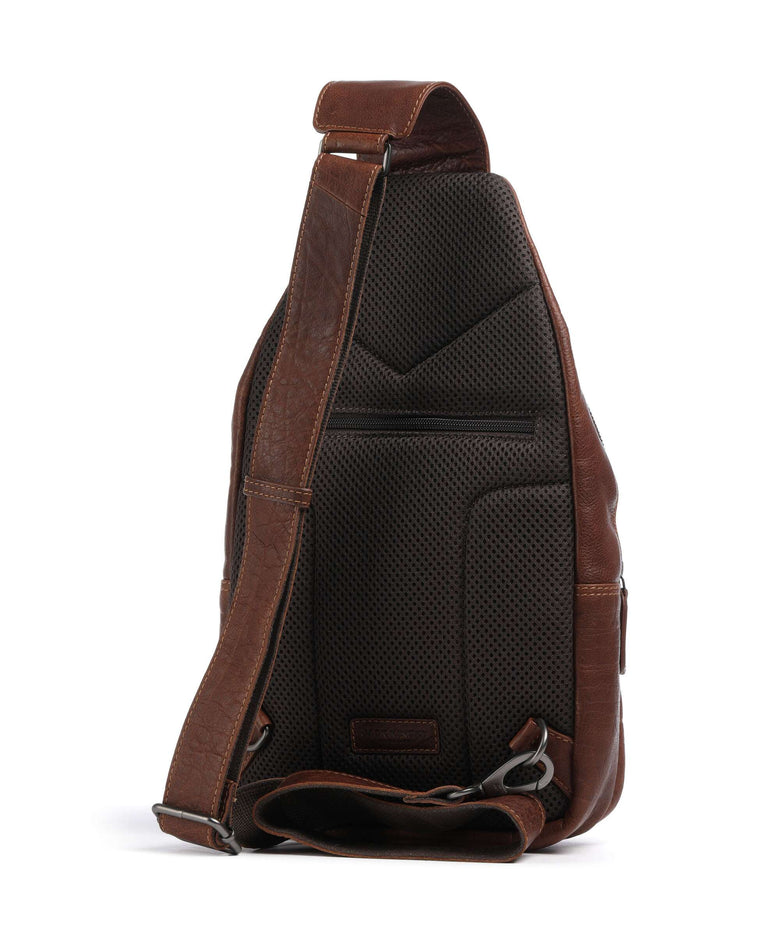 Jack Kinsky Porto 12 Sling bag cognac