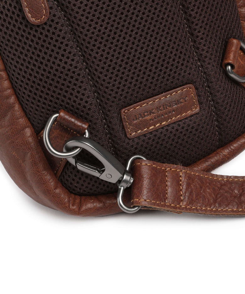 Jack Kinsky Porto 13 Sling bag cognac