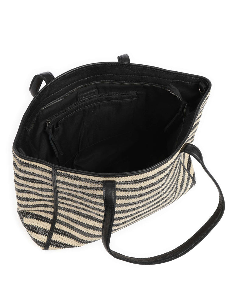 FredsBruder Sommerliebe Tote bag black stripes