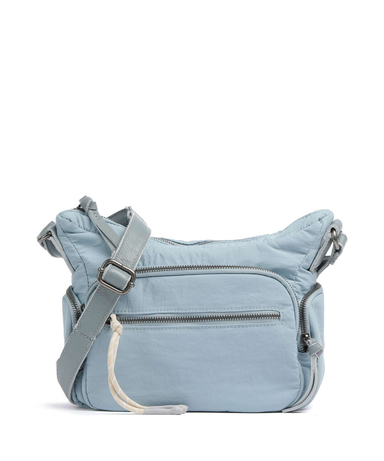 FredsBruder Friends For Life Crossbody bag dusty blue