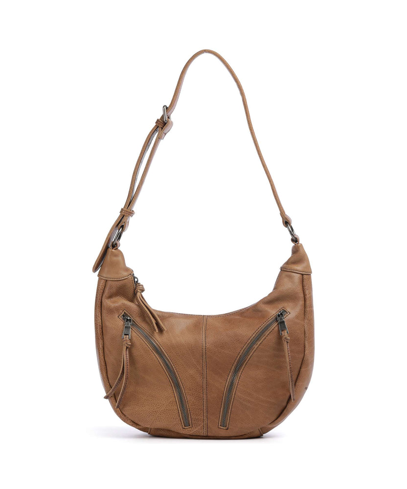 FredsBruder Dear Hobo bag caramel