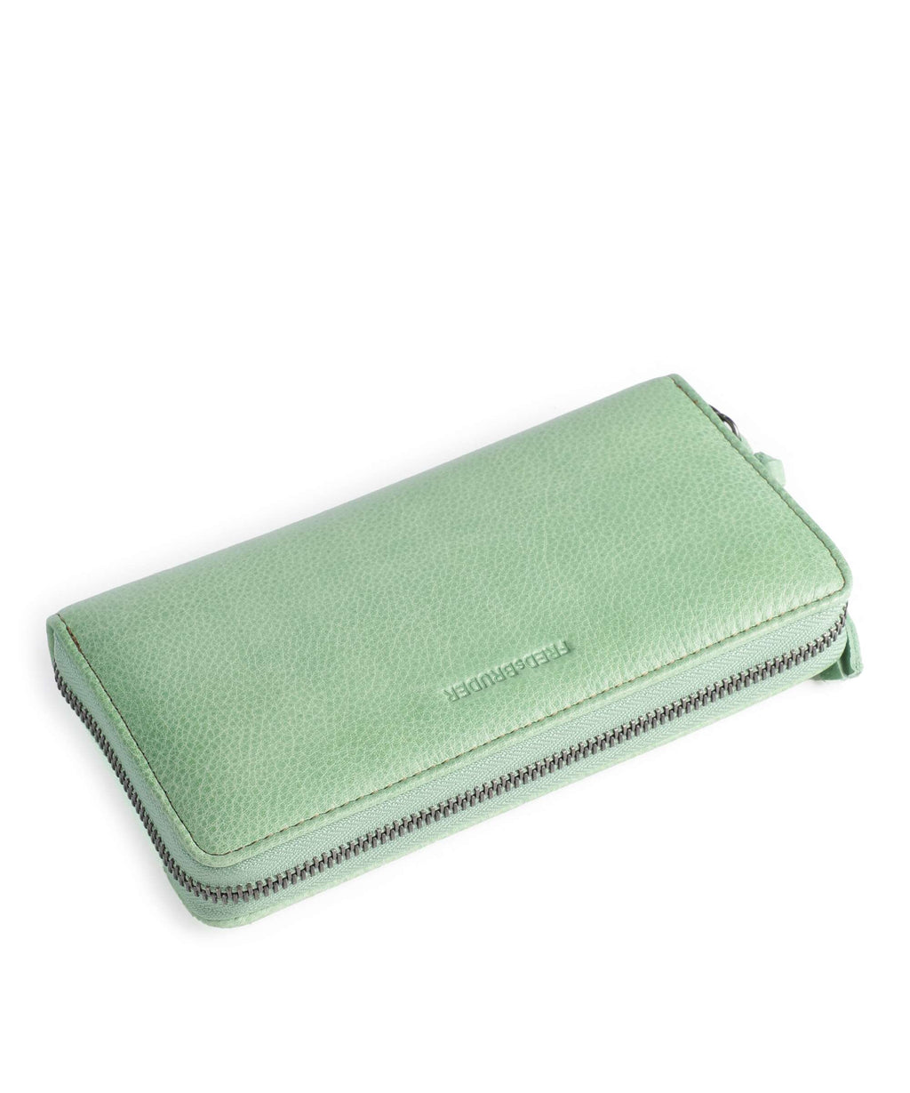 FredsBruder Dear Zip-Around Wallet cute green