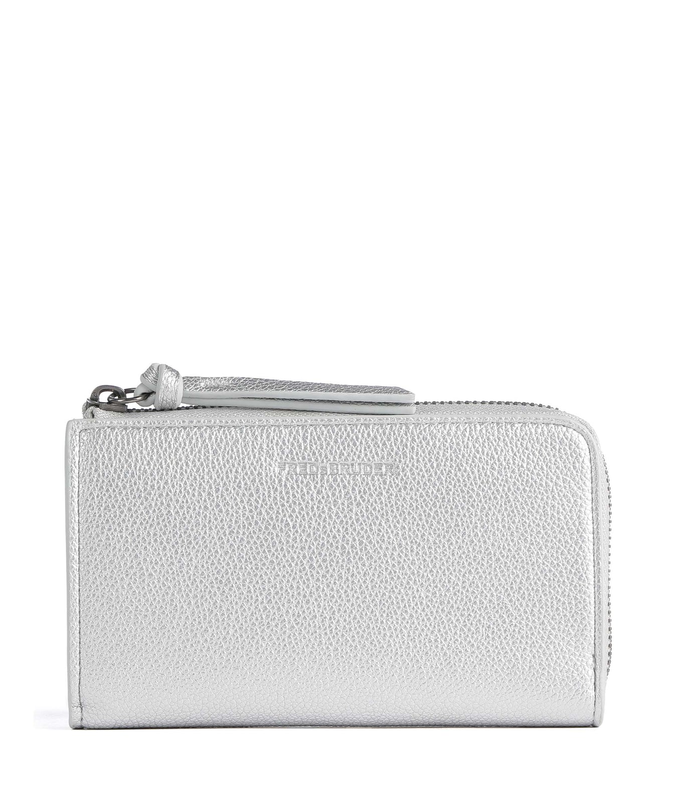FredsBruder Bestie Half-Zip Wallet silver