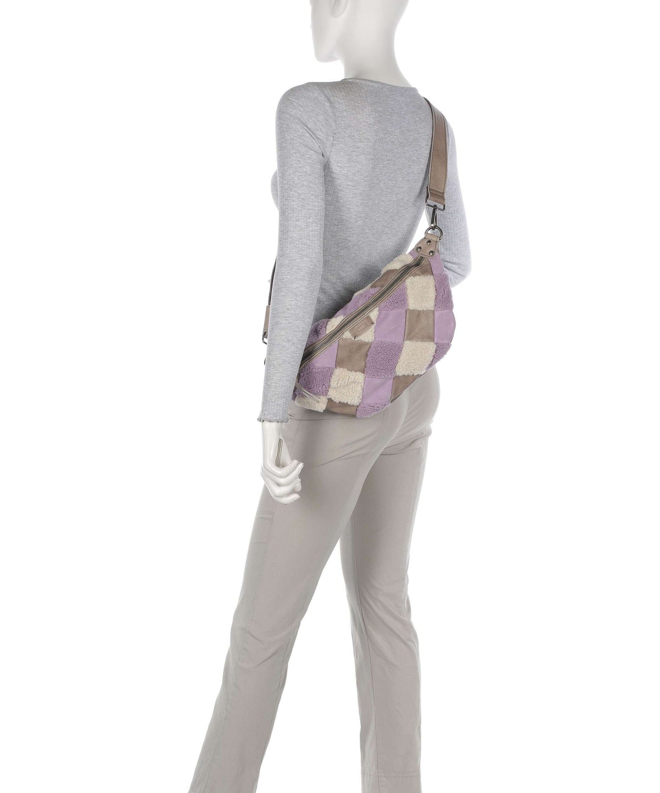 FredsBruder Check My Bag Sling bag lavender teddy mix