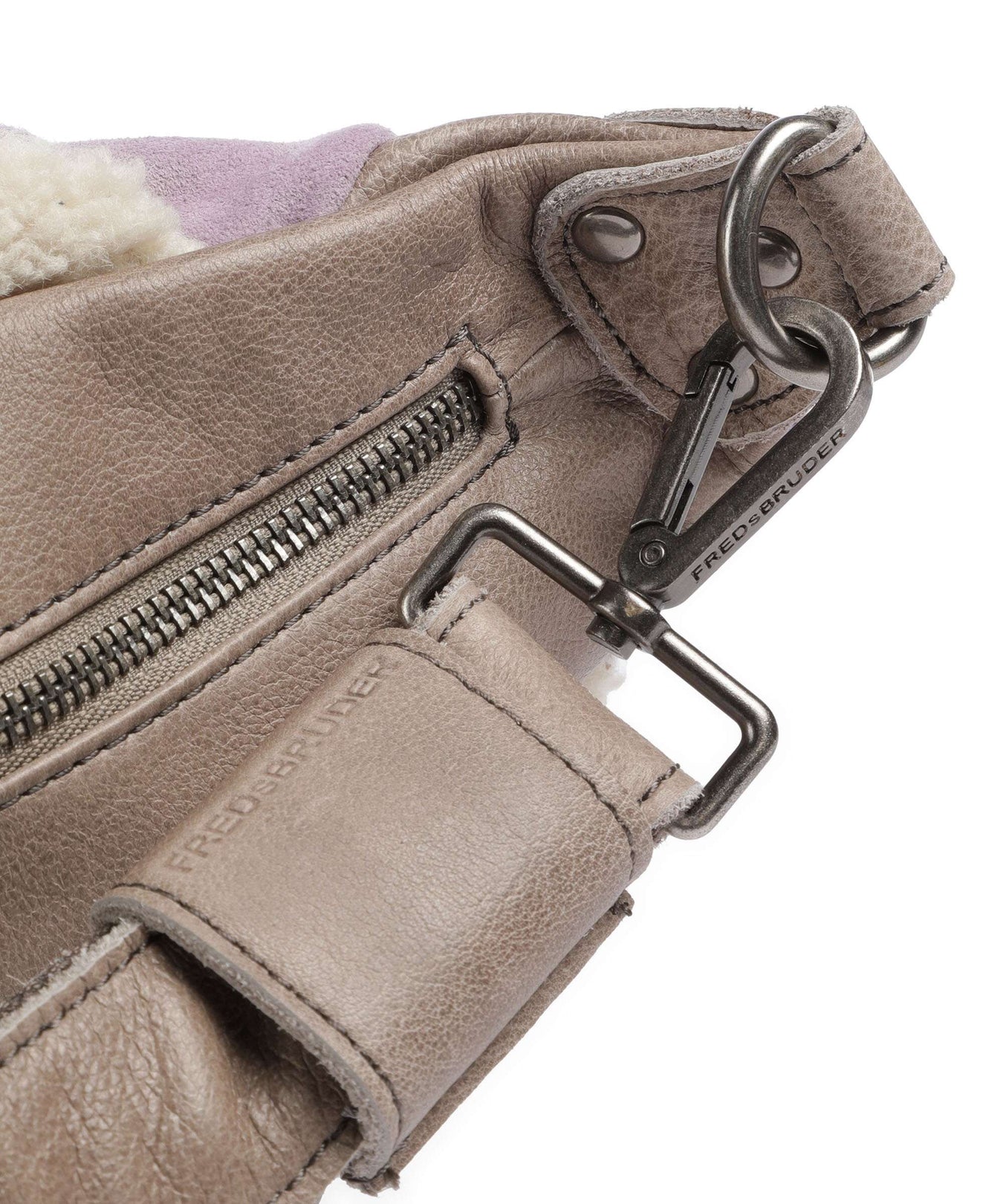 FredsBruder Check My Bag Sling bag lavender teddy mix