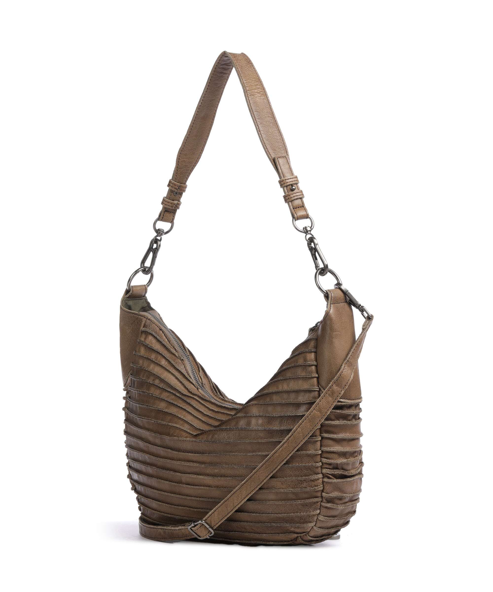 FredsBruder Bestseller Riffel Flowow Hobo bag olive