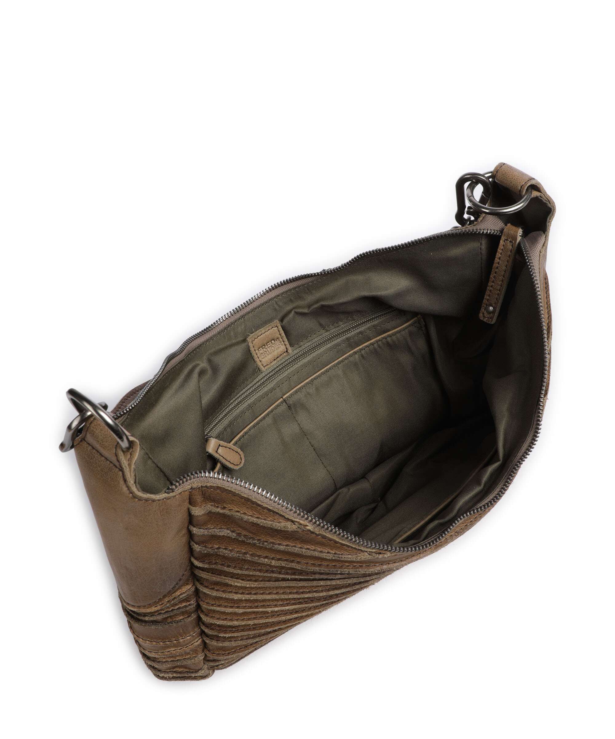 FredsBruder Bestseller Riffel Flowow Hobo bag olive