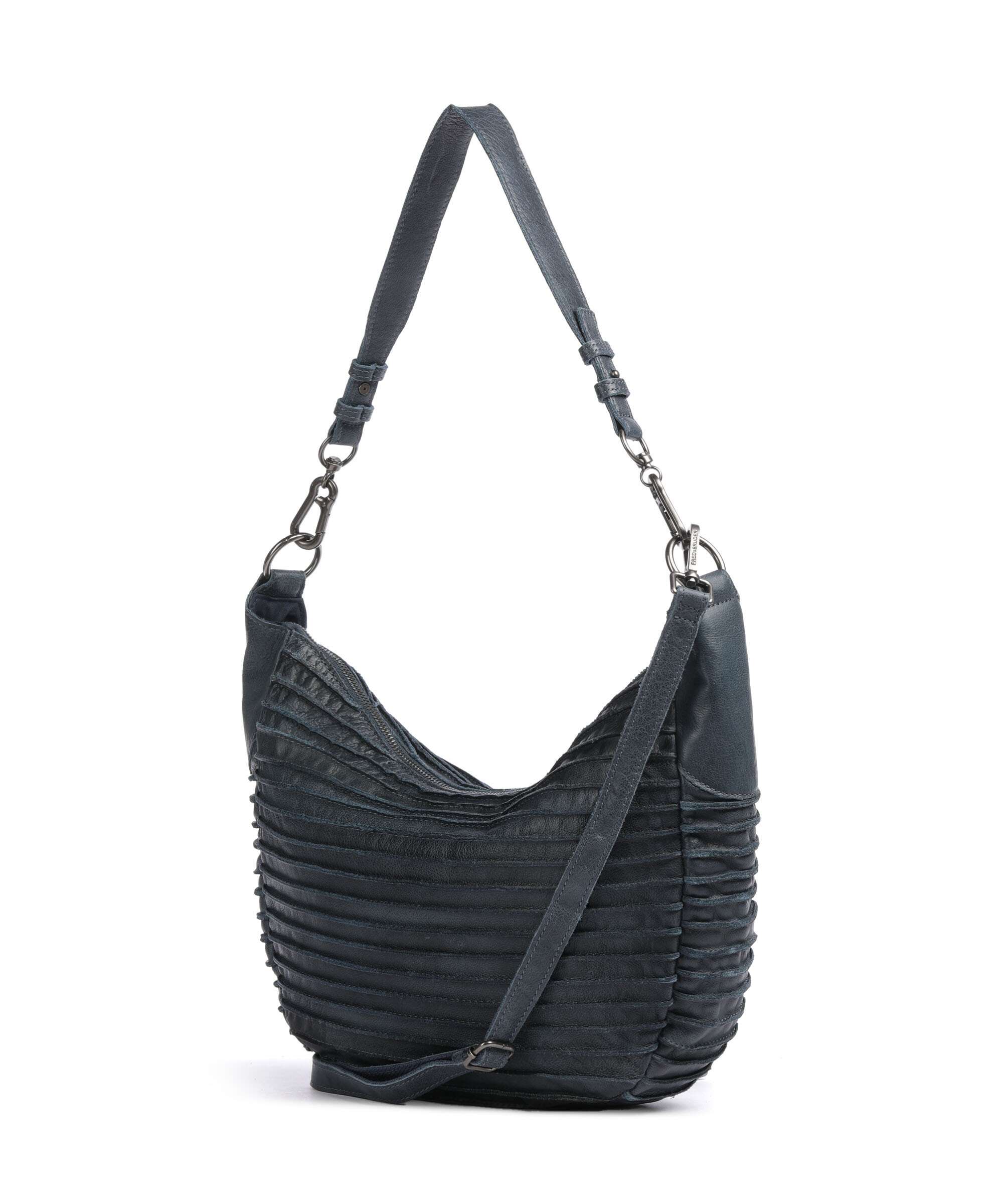 FredsBruder Bestseller Riffel Flowow Hobo bag dusty blue