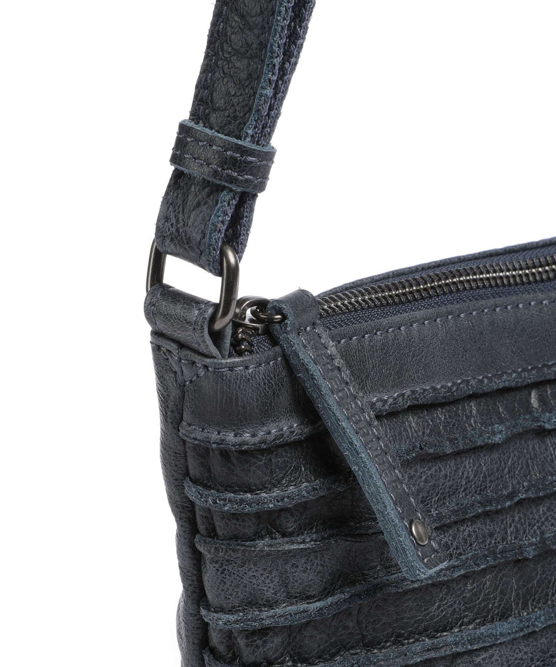 FredsBruder Riffelinchen Crossbody bag dusty blue