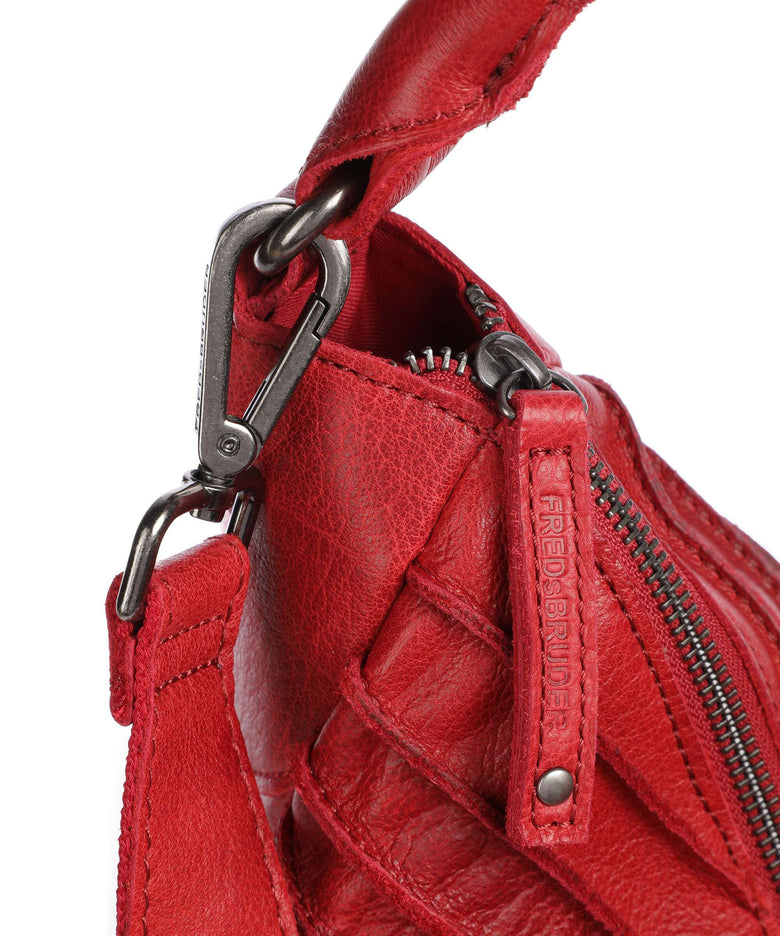 FredsBruder Bestseller Riffeltier S Hobo bag fire red