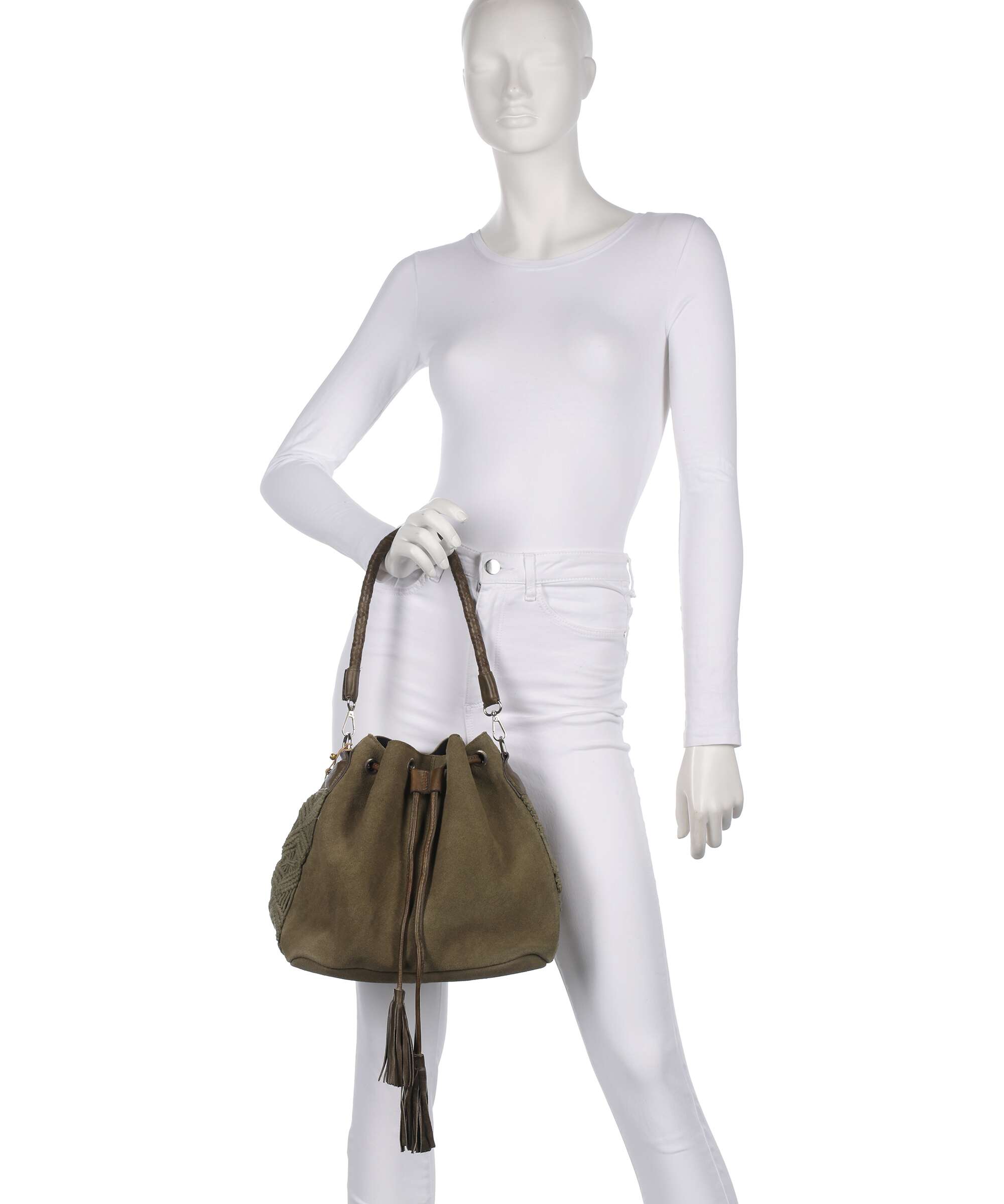 Anokhi Bucket bag olive