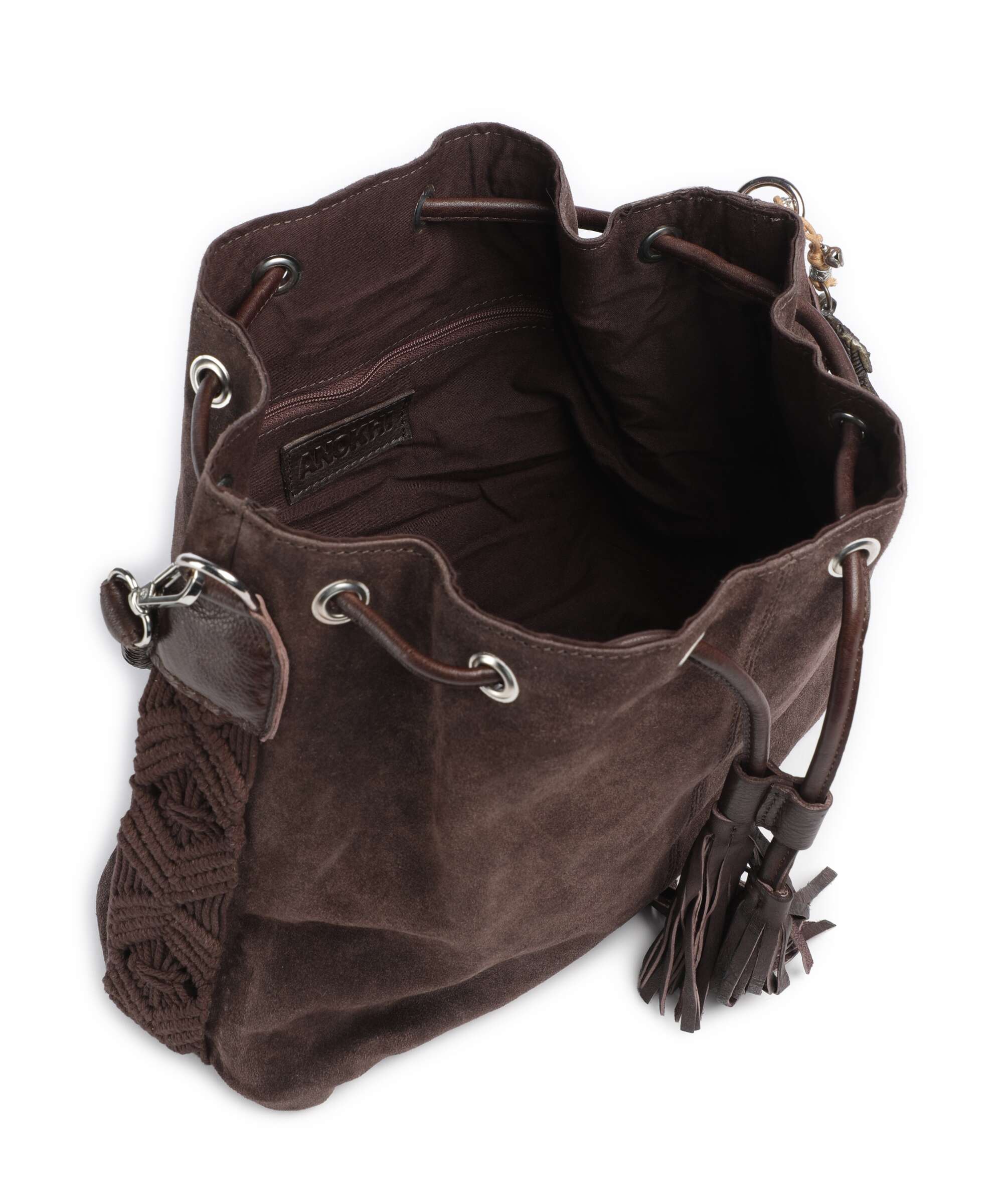 Anokhi Bucket bag chocolate