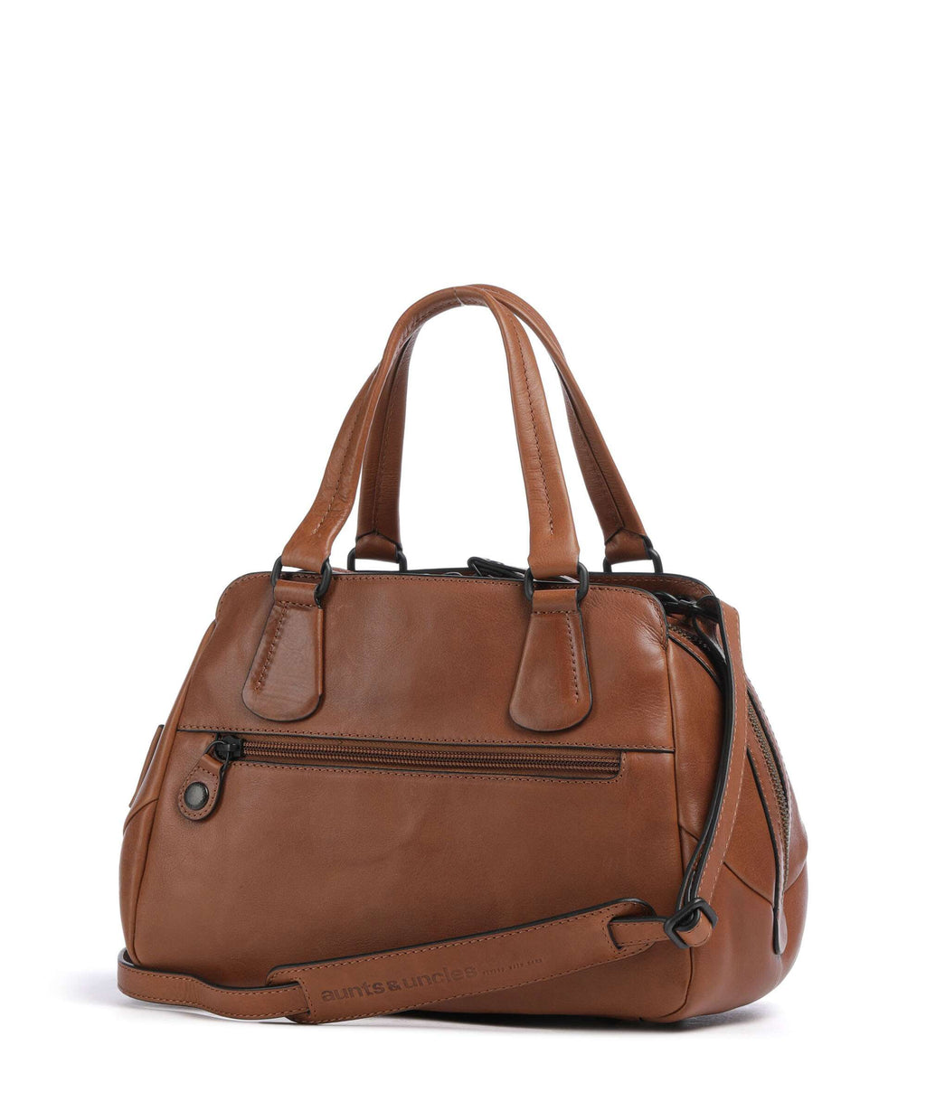 Aunts & Uncles Grandma's Luxury Club Mrs. Peanut Brittle Handbag caramel