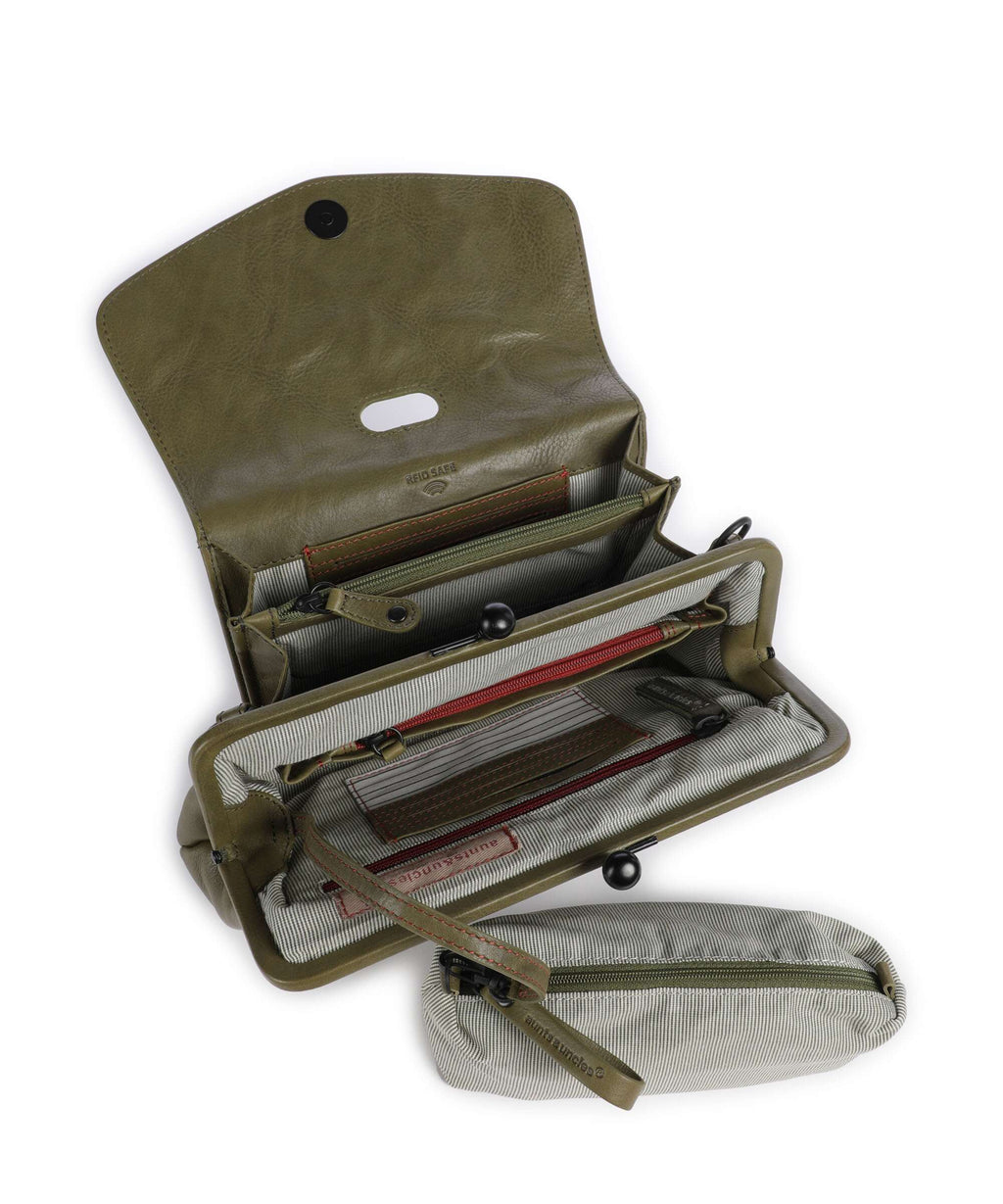 Aunts & Uncles Grandma's Luxury Club Mrs. Madeline Crossbody bag olive branch