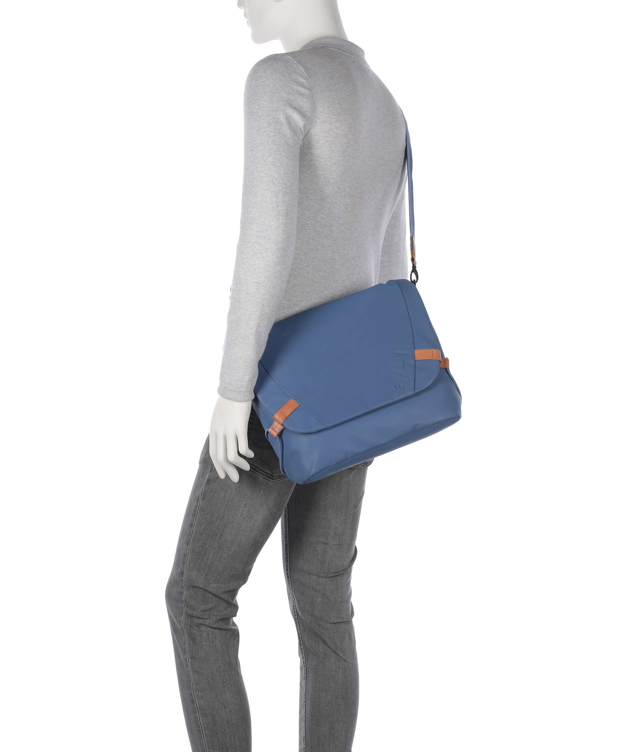 Aunts & Uncles Japan Matsumoto Messenger bag blue jeans