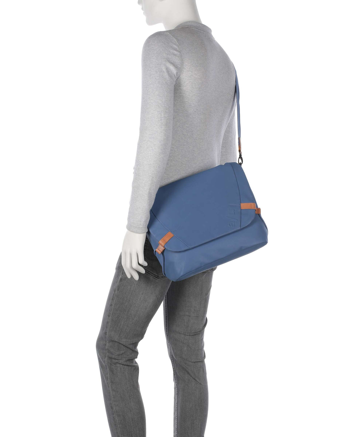 Aunts & Uncles Japan Matsumoto Briefcase blue jeans