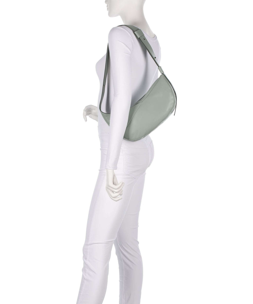 Aunts & Uncles Jamie's Orchard Bee Balm Hobo bag sage green