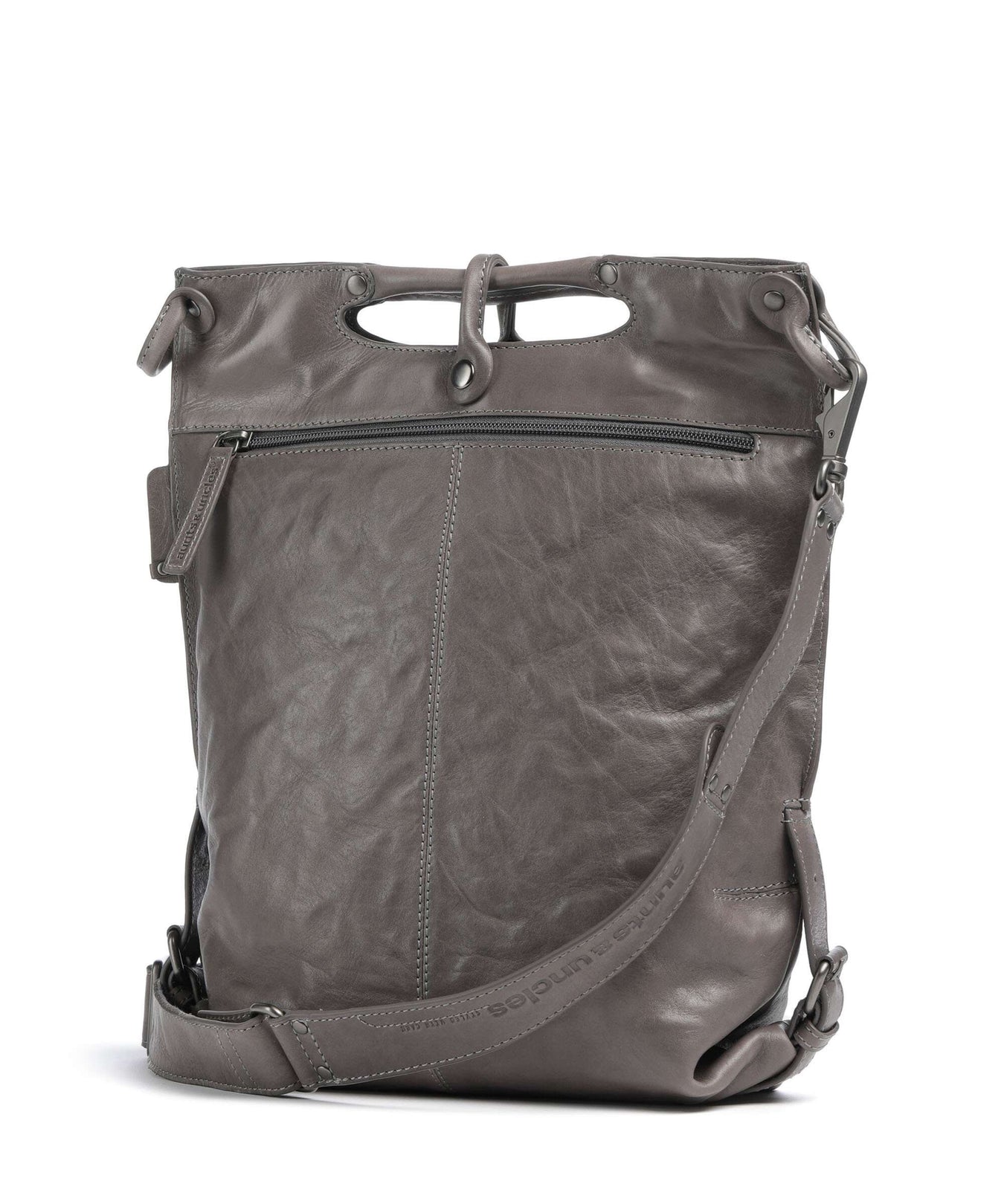 Aunts & Uncles Grandma's Luxury Club Mrs. Pancake Shoulder bag oyster grey