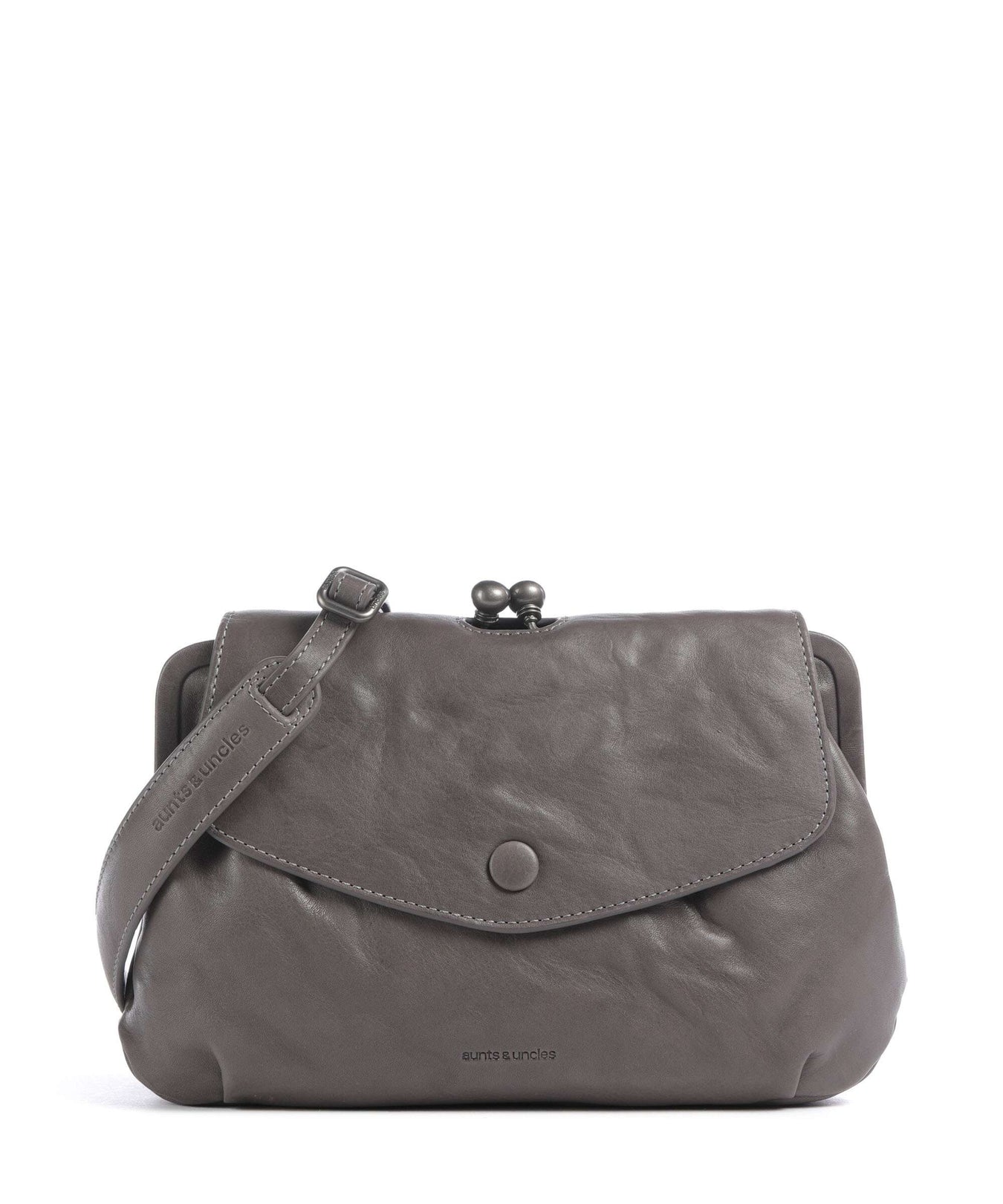 Aunts & Uncles Grandma's Luxury Club Mrs. Madeline Crossbody bag oyster grey