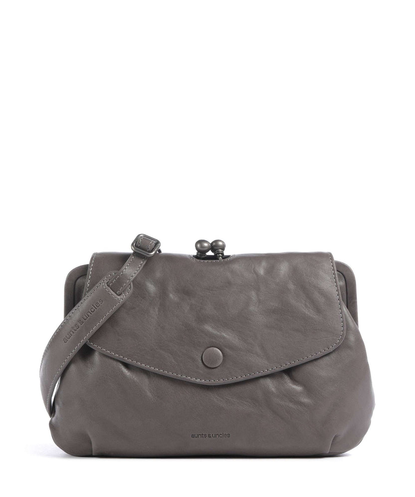 Aunts & Uncles Grandma's Luxury Club Mrs. Madeline Crossbody bag oyster grey