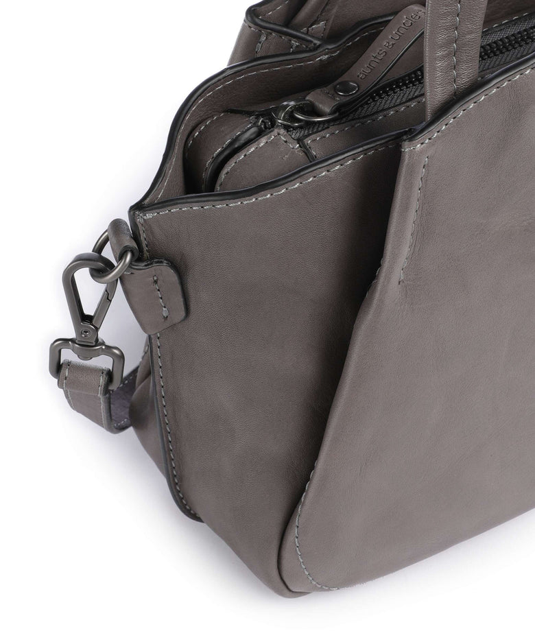 Aunts & Uncles Grandma's Luxury Club Mrs. Plum Crumble Handbag oyster grey