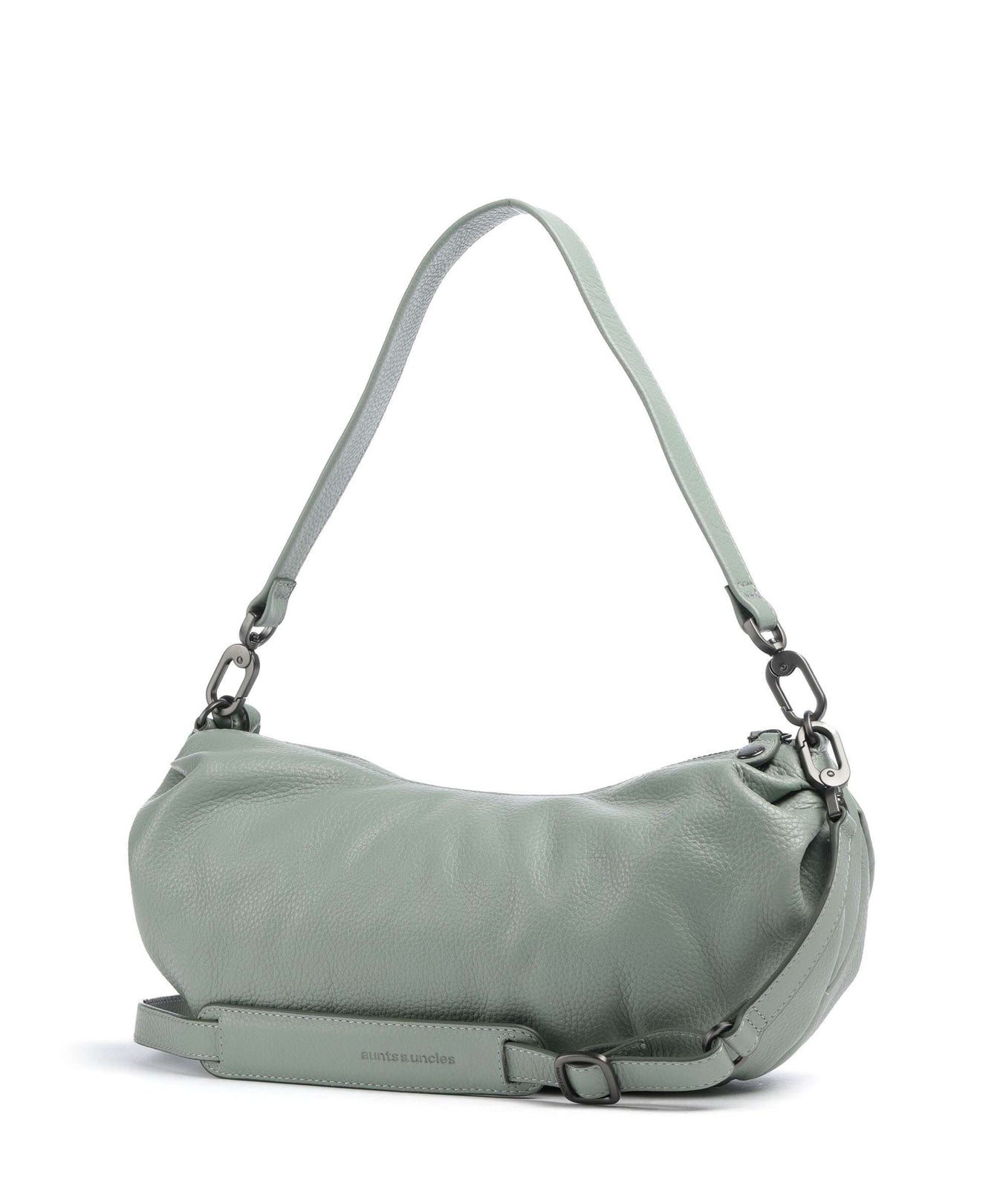 Aunts & Uncles Philocalists Sparkle Hobo bag sage green